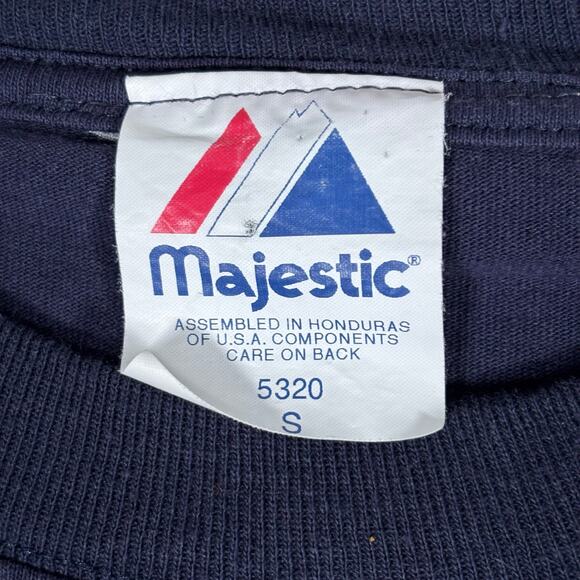 Majestic New York Yankees Yankee Stadium Navy Long Sleeve Shirt Small - Picture 5 of 6